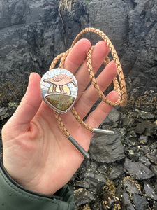 Sunrise Sandpiper bolo tie