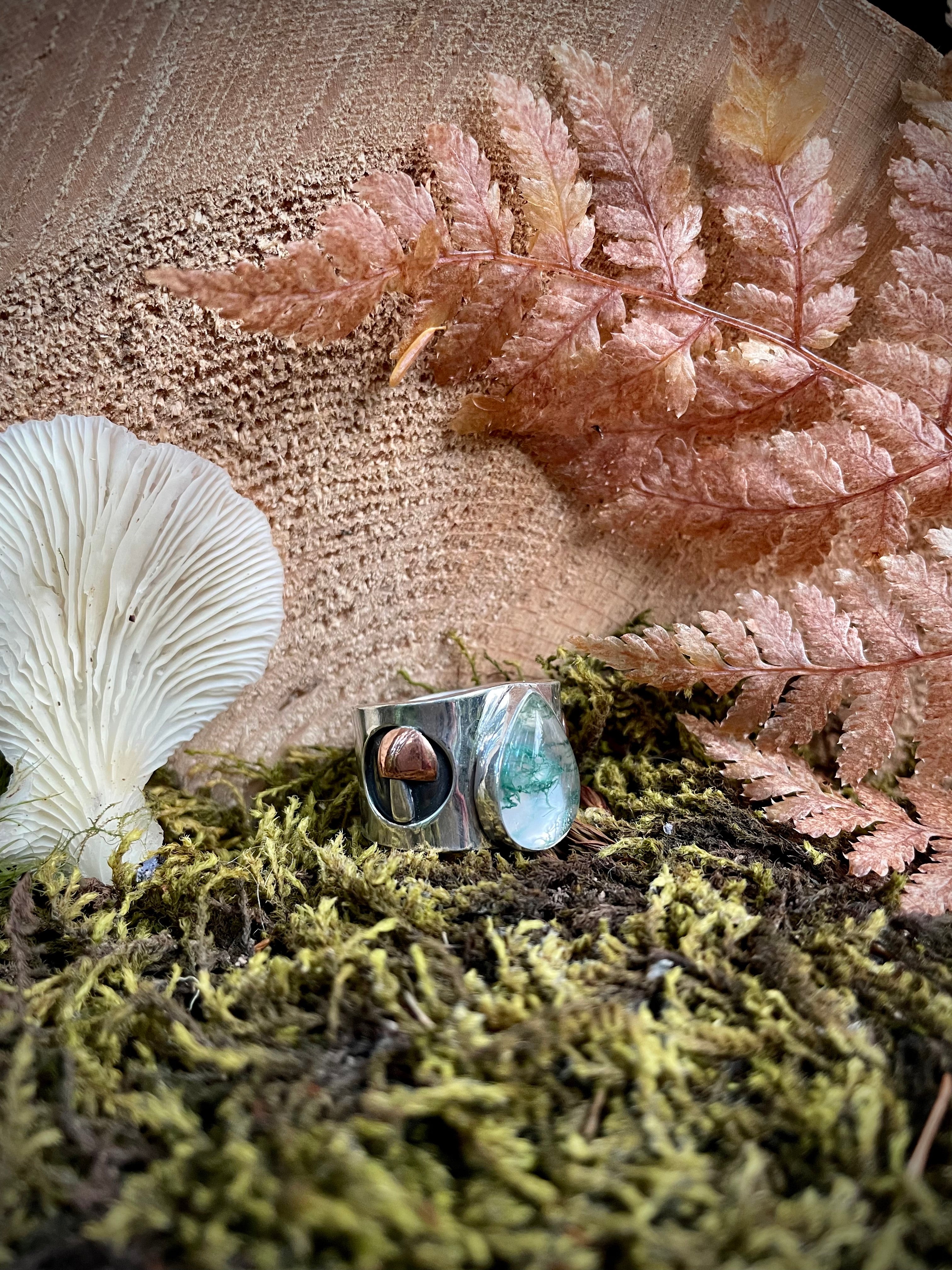 Mossy Mushroom ring